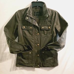 J.Crew Downtown Field Waxed Military Cotton Jacket Size: XS